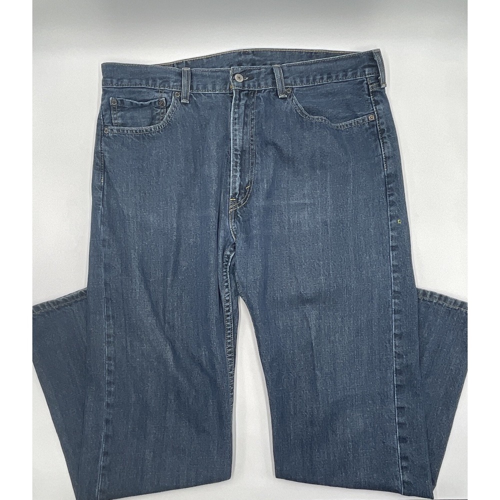 Levi Strauss & Co. Mens 505 Regular Fit Straight Blue Jeans Size 38X32 #C250